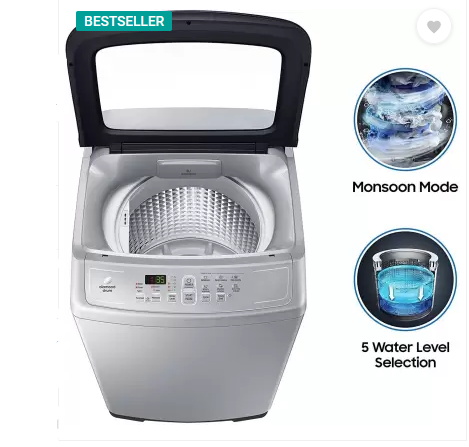 SAMSUNG 7 kg Fully Automatic Top Load Washing Machine Silver WA70A4002GS TL